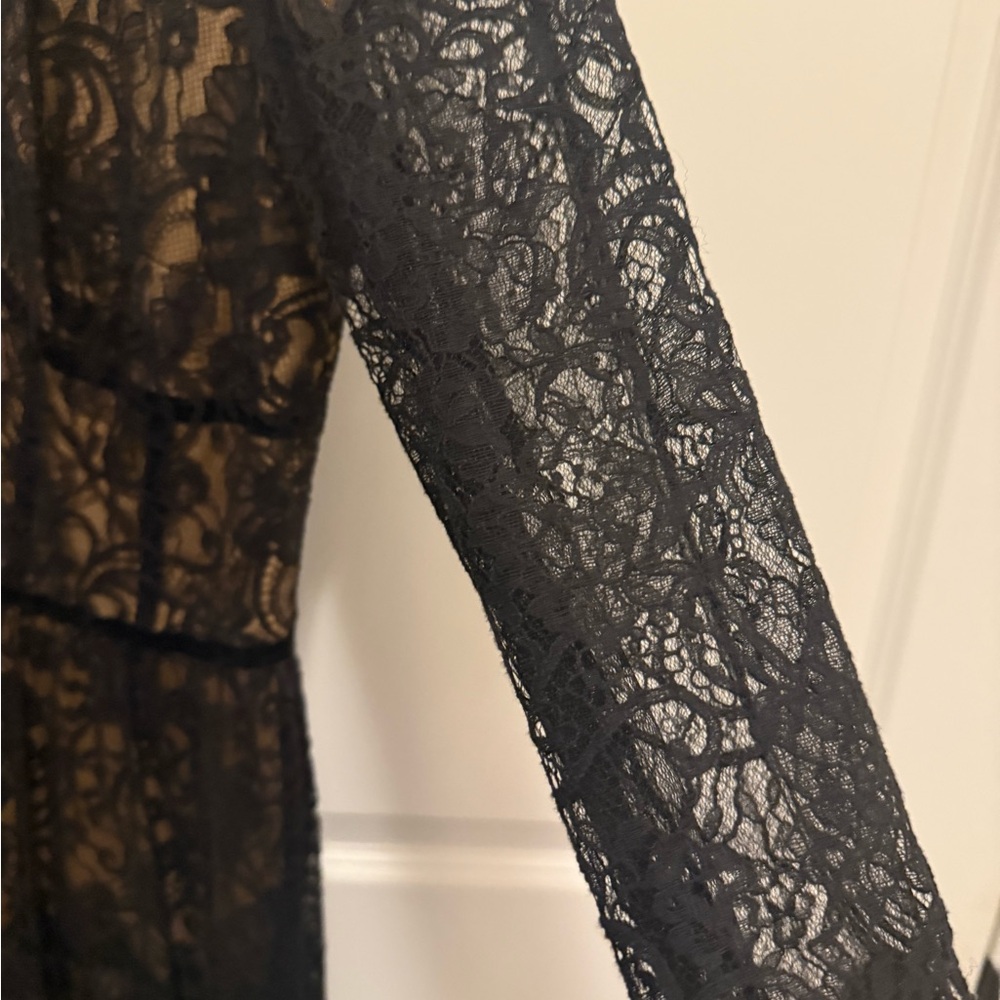 Elegant Black Lace Dress
